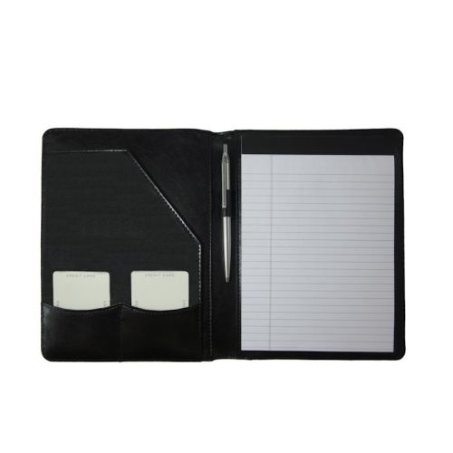 Writing folder A5 leather - Image 2